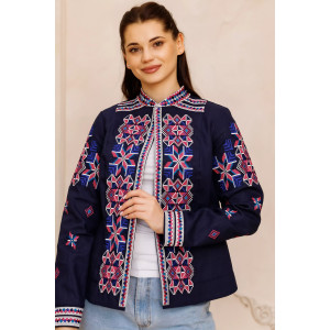 Пиджак «Міленія» темно-синего цвета