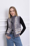Жилетка «Аршиця» серого цвета