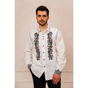 Чоловіча вишиванка «Мирослав» білого кольору