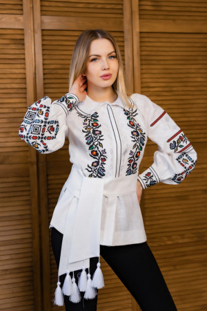 Вишиванка «Милорада» білого кольору