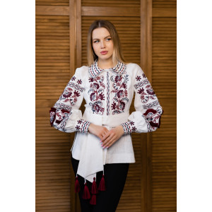 Вышиванка «Чічка» белого цвета