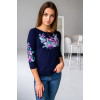 T-shirt "Petrykivka" dark blue
