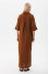 Bathrobe "Dora" brown