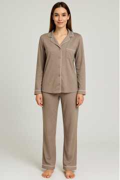 Pajamas "Ektel" brown