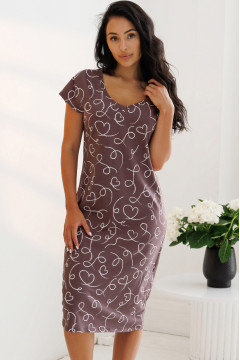Nightgown "Vesta" brown