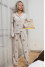 Pajamas "Aurora" light gray