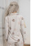 Pajamas "Aurora" light gray