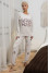 Pajamas "Fania" light gray