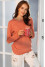Pajamas "Fania" orange with white