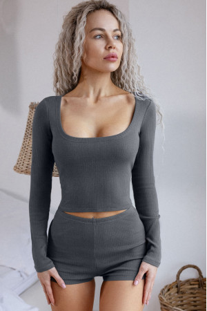 Піжама «Лізель» темно-сірого кольору