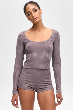 Pajamas "Liesel" cocoa color