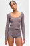 Pajamas "Liesel" cocoa color