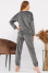 Піжама «Мадлен» графітового кольору
