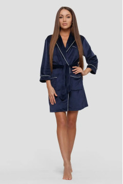 Халат «Лідія» синього кольору