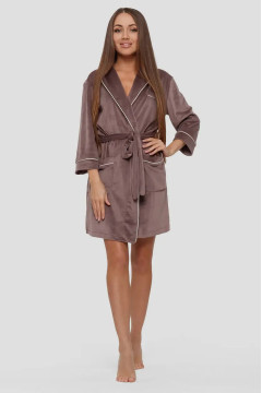 Халат «Лідія» кольору мокко