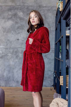 Халат «Мур’єль» бордового кольору