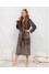 Chocolate-colored robe "Seni"