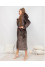 Chocolate-colored robe "Seni"