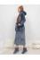 "Gracie" graphite robe