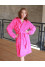 Pink bathrobe "Laura"