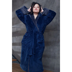 Халат «Катарін» темно-силього кольору