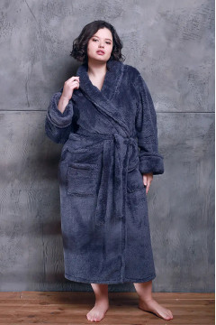 Халат «Касандра» графітового кольору