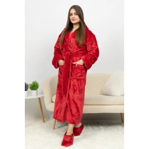 Халат «Моллі» бордового кольору