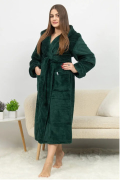 Халат «Ракель» смарагдового кольору