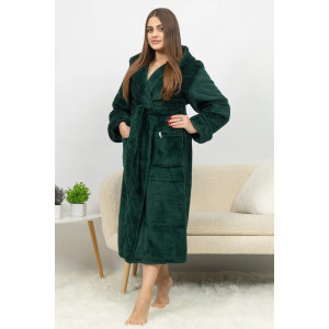Халат «Ракель» изумрудного цвета