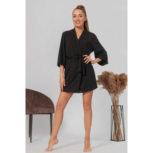 Халат «Комета» черного цвета