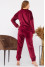 Пижама «Каролина» бордового цвета