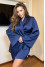 Халат "Венера" темно-синего цвета