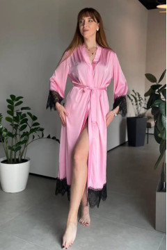 Халат «Аурелия» розового цвета