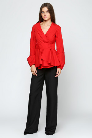 Блуза «Клео» червоного кольору
