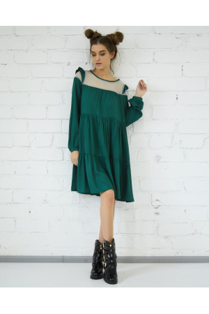 Платье «Женева» зеленого цвета