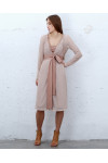 Powder-colored Meringue dress