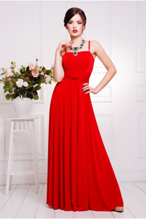 Платье «Анита» красного цвета