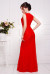 Платье «Мимоза» красного цвета