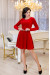 Платье «Мисс» красного цвета