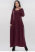 Сукня «Мейбел» бордового кольору