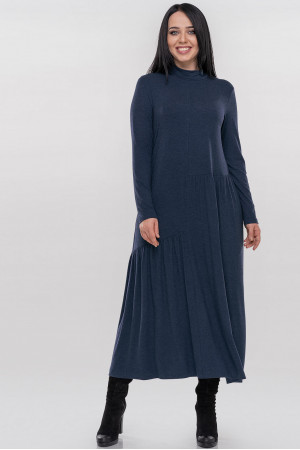 Платье «Солвейг» синего цвета