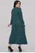 Платье «Сейдо» темно-зеленого цвета