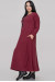 Сукня «Сейдо» бордового кольору