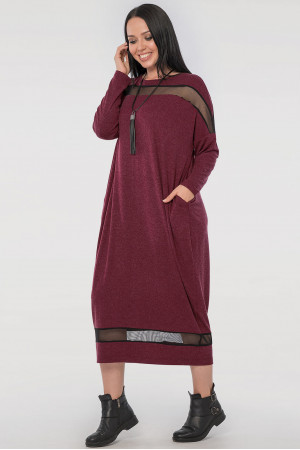 Сукня «Бігольд» бордового кольору
