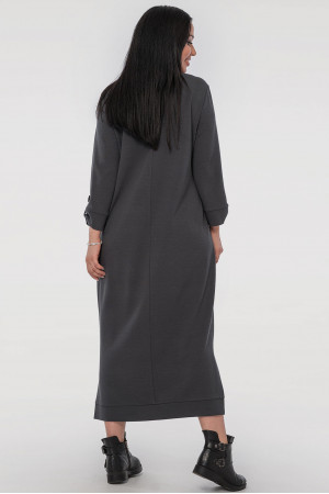 Сукня «Пелагея» темно-сірого кольору