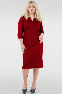 Платье «Тесса» красного цвета 