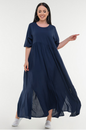 Платье «Алиша» темно-синего цвета