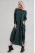 Платье «Фиа» темно-зеленого цвета 