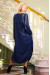 Платье «Филиция» темно-синего цвета