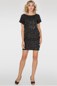 Платье «Бретонь» черного цвета